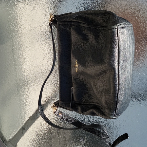 Kate Spade/ Cobble Hill Little Curtis Black Leather Purse - Picture 11 of 17